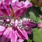 decorazione strass catena