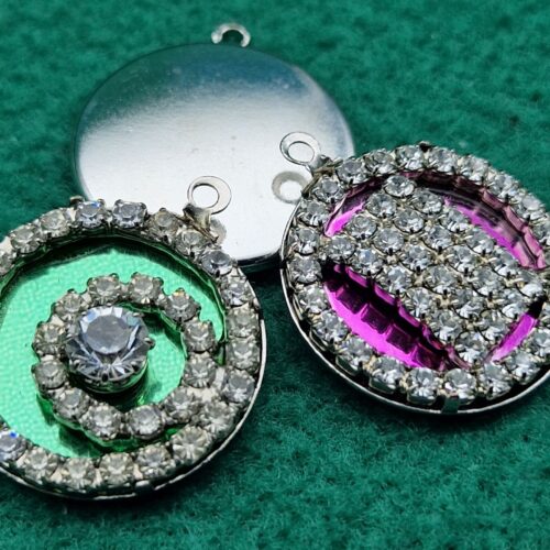 ciondoli strass tondi