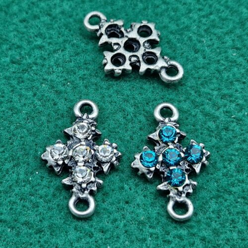 decorazione separatore strass croce