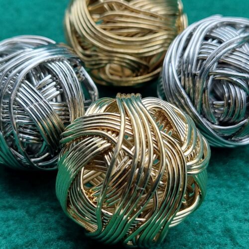 sfera filo metallico
