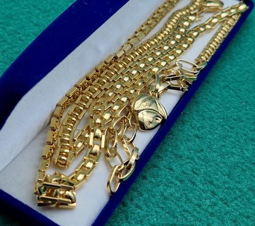 COLLANA OTTONE DORATO