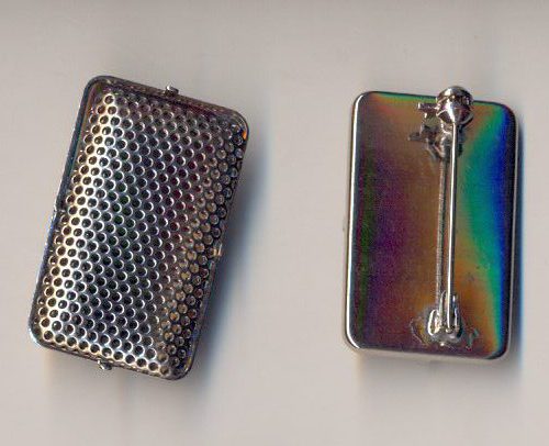 spilla rettangolare da rcamare