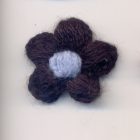 APPLICAZIONE FIORE IN LANA