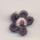 APPLICAZIONE FIORE IN LANA