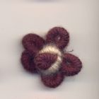 APPLICAZIONE FIORE IN LANA