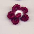 APPLICAZIONE FIORE IN LANA