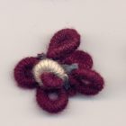 APPLICAZIONE FIORE IN LANA