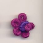 APPLICAZIONE FIORE IN LANA