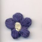 APPLICAZIONE FIORE IN LANA