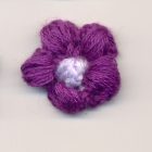 APPLICAZIONE FIORE IN LANA