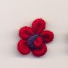 APPLICAZIONE FIORE IN LANA