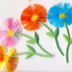 decorazione fiore termoadesivo