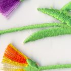 APPLICAZIONE FIORE CON GAMBO TERMOADESIVO