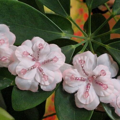 passamaneria fiori in tessuto