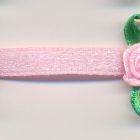BORDO RASO CON ROSELLINE