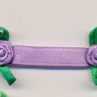 BORDO RASO CON ROSELLINE