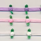 BORDO RASO CON ROSELLINE