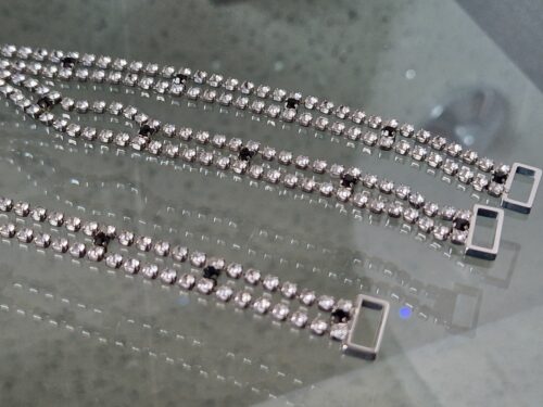 spallina strass doppia