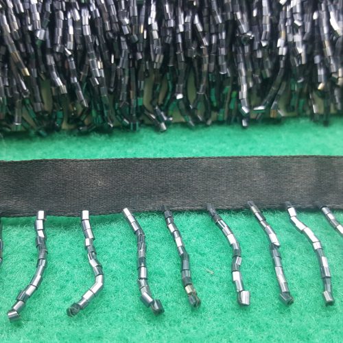 BORDURA FRANGIA TUBETTI VETRO