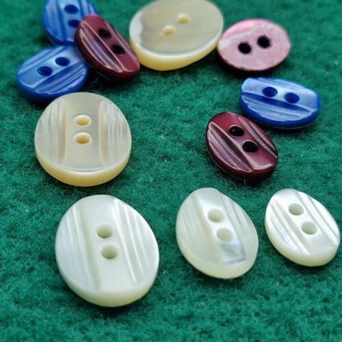 bottoni madreperla ovale