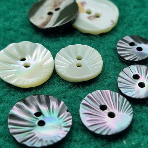 bottoni madreperla trocas ventaglio
