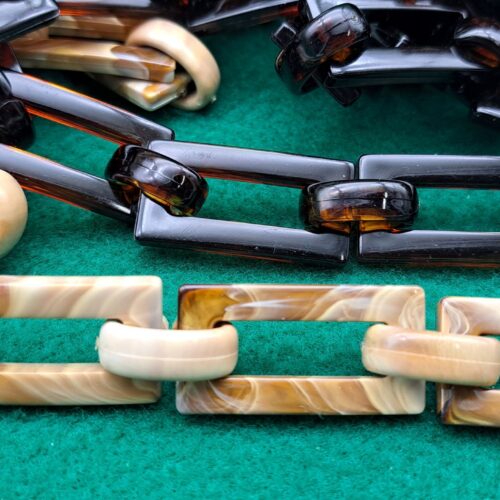 catena rettangolare in acrilico