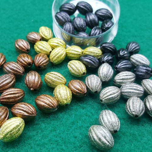 perle nylon colori metallizzati onda