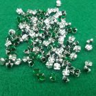 strass vetro su castone metallo