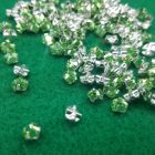 strass vetro su castone metallo