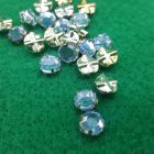 strass vetro su castone metallo