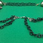 cintura o collana nera