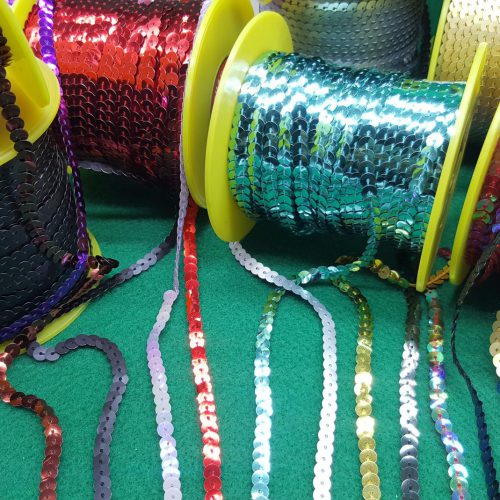 paillettes a metraggio piatte