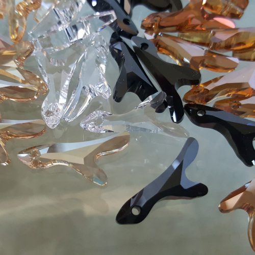 CIONDOLO CORAL SWAROVSKI