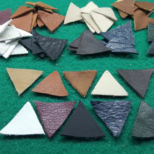 inserti triangolari pelle