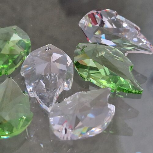 ciondolo leaf swarovski