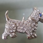 CIONDOLO CANE CON STRASS