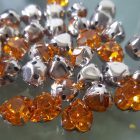 cuore con castone swarovski