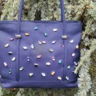 borsa con strass su castone