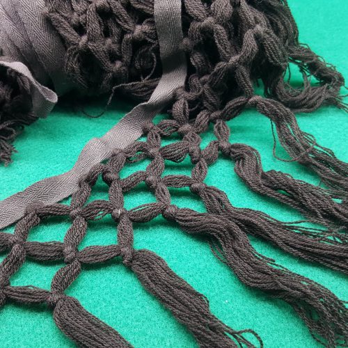 bordura frangia annodata