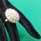 anello regolabile con strass