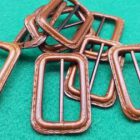 fibbia ecopelle marrone