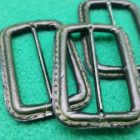 fibbia ecopelle verde scuro