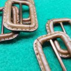 fibbia ecopelle caramello