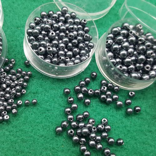 PERLE ACRILICHE GRIGIE