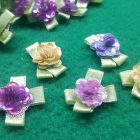 decorazione fiore in paillettes