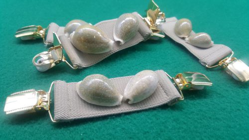 bretelle mini con conchiglia