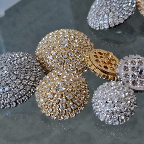 bottoni strass conici