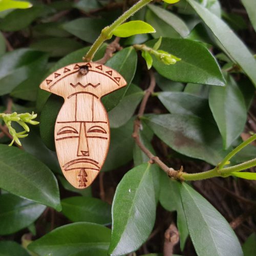 ciondolo maschera inca