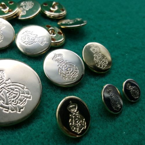 BOTTONI DORATI CON STEMMA