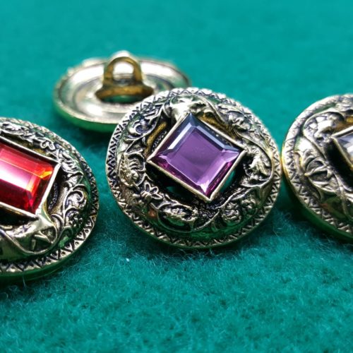 bottoni in metallo ghirlanda